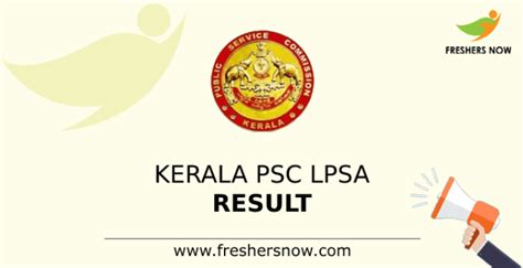 kerala psc result 2022.